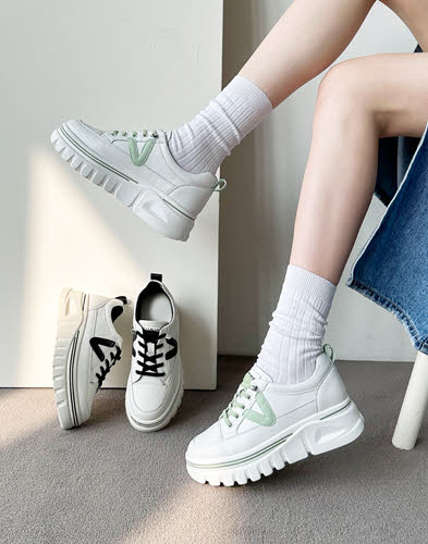 [소가죽] 통굽사랑 스니커즈 5cm (801Z1)