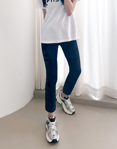 메탈 믹스 스니커즈 7cm (723C11)