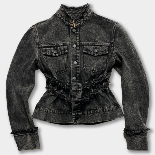 NIC 스모크 데님 재킷 S24ODJ01BL