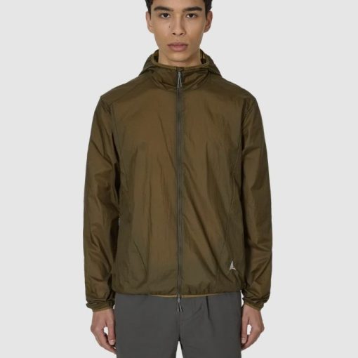 패커블 윈드 재킷 다크 올리브