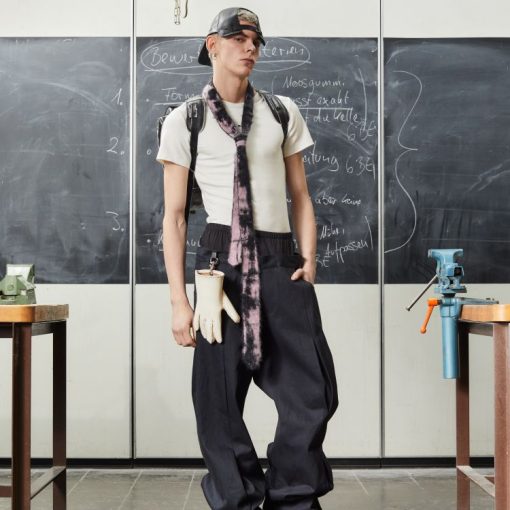 플리츠 박서 데님